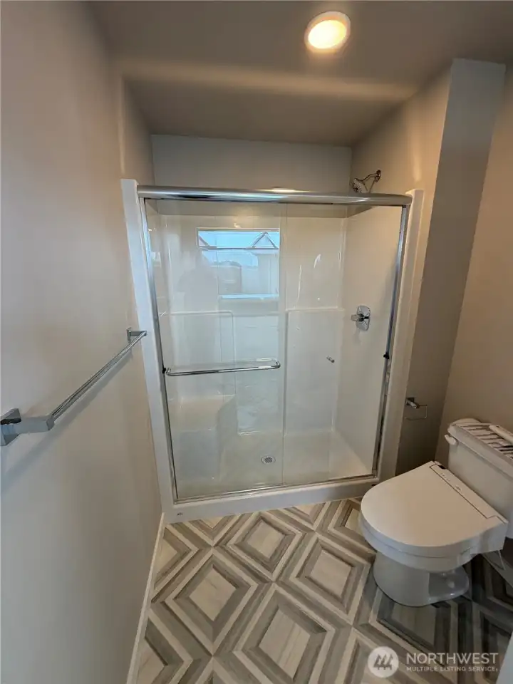Subject property. Primary ensuite walk-in shower