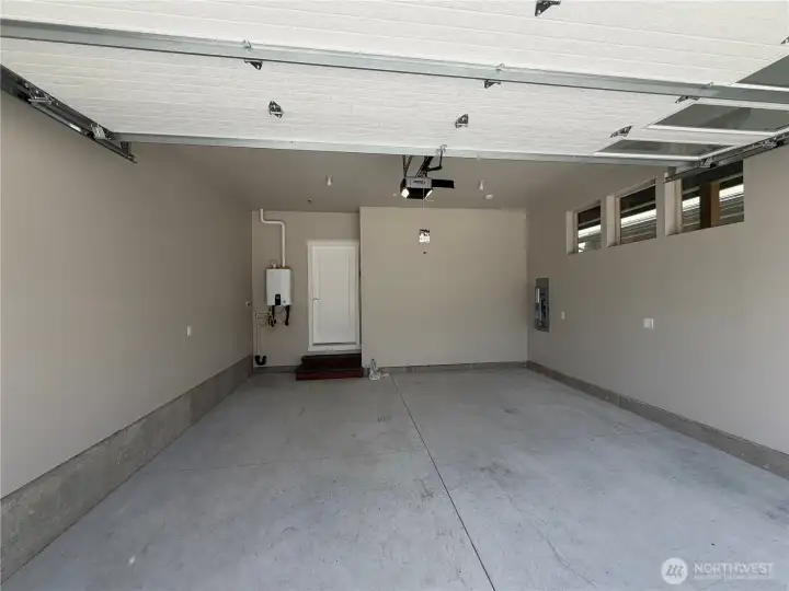 Subject property. 2 car garage