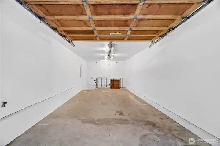 Attached garage and room for storage!