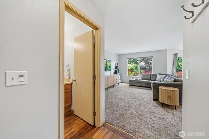 View from entry way. View from entry way.