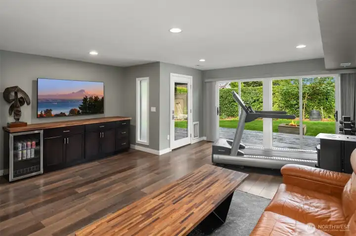 Option B for downstairs bedroom (currently used as secondary Rec Room)
