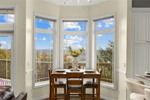 Large windows bring loads of natural light