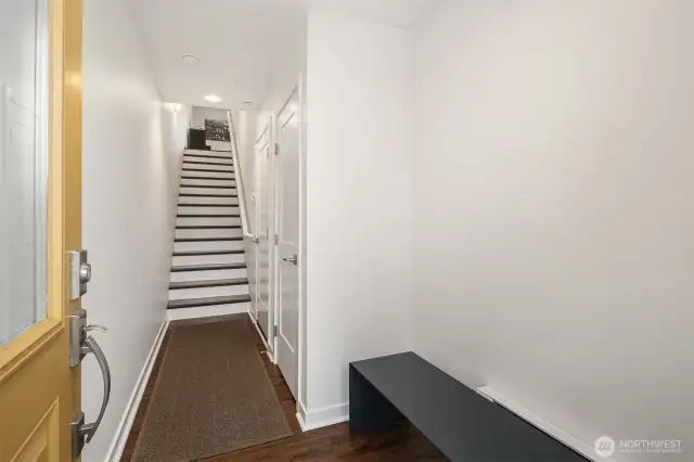 Smooth transition to the main living areas.