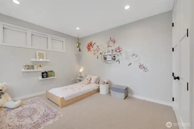 A huge 2nd bedroom on upper floor.