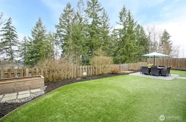 Enjoy your green belt privacy!