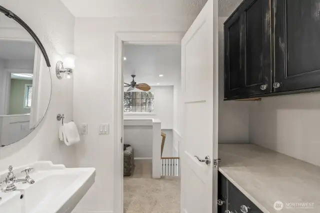 Hall bathroom upstairs
