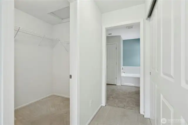 Primary Bedroom to Closet and Bathroom