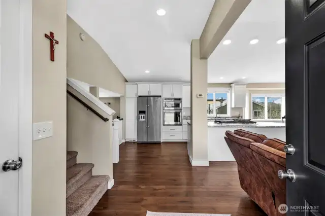 Entry with coat closet pictured on the left