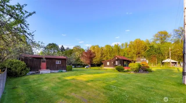 A view of the property from the front yard.