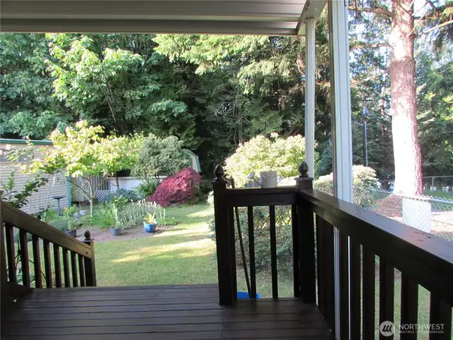 MATURE LANDSCAPING AND SEPERATE LARGE SHED AT NORTH END OF PROPERTY.