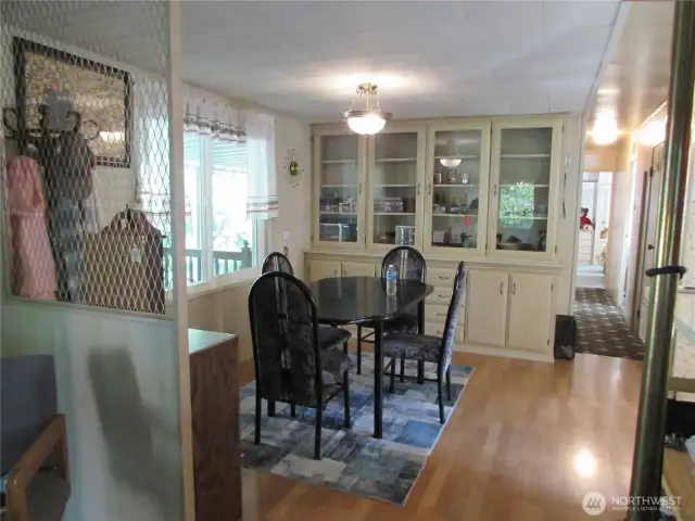 WELL CARED FOR HOME WITH LOTS OF UPDATES AND EXCELLENT CONDITION FOR ITS AGE. HALLWAY TO ACESS SLEEPING AREAS AND BATHROOM.