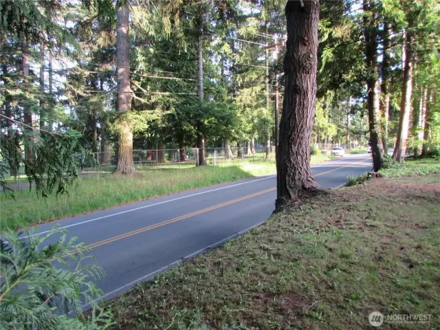 SILVER LAKE ROAD IN FRONT OF HOME, WALK THRU GATE FOR FOOT TRAFFIC ACCESS TO LAKE IS DOWN WHERE CAR IS ON SHOULDER TO RIGHT, BEST LAKE VIEW LOT IN SILVER SHORES SENIOR PARK.