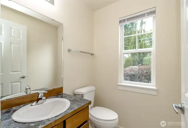 main floor half bath