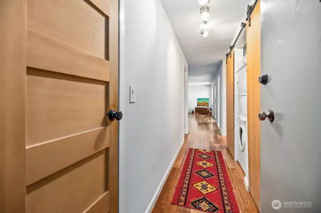 Entry with Storage and Laundry on Right