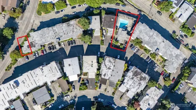 Unit and Cabana Outlined