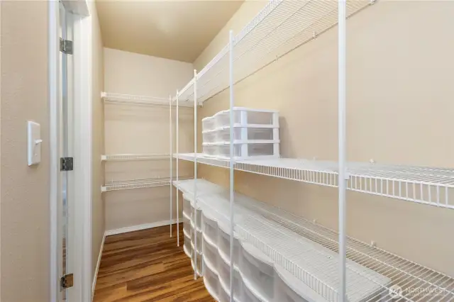 Enormous walk in pantry