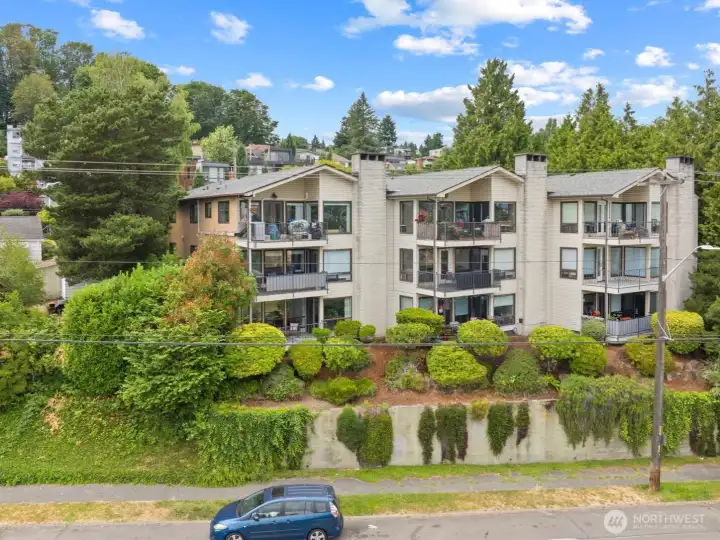 Exterior from the street.