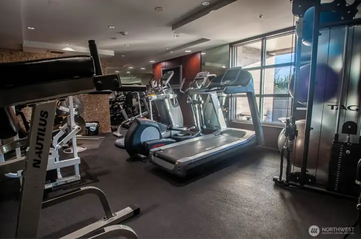 Other view of the Fitness Center machines.