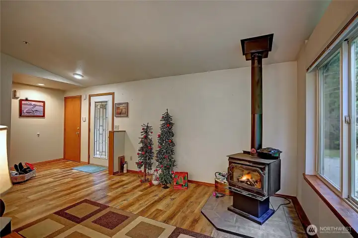 Wood stove offers cozy winter comfort