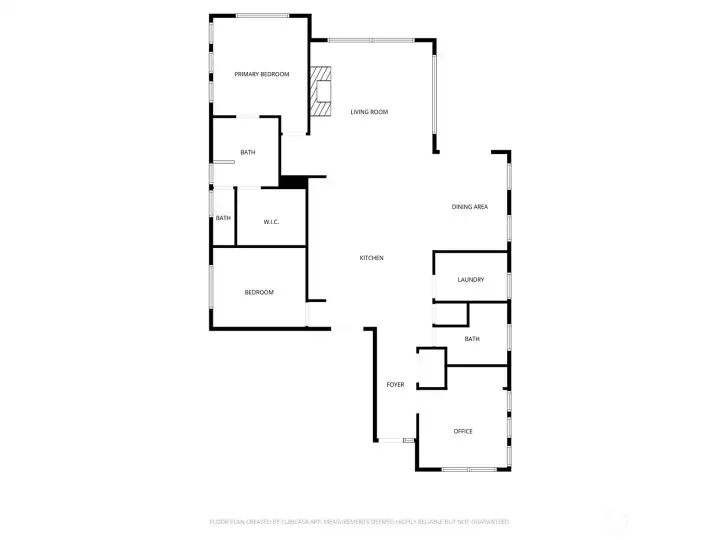 Aspen Plan- 1704 sqft measures 1648 sqft interior dimensions