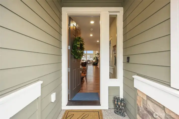 Come on in there's so  more to show you! Lovely front covered entry, side window for more light & safety too.