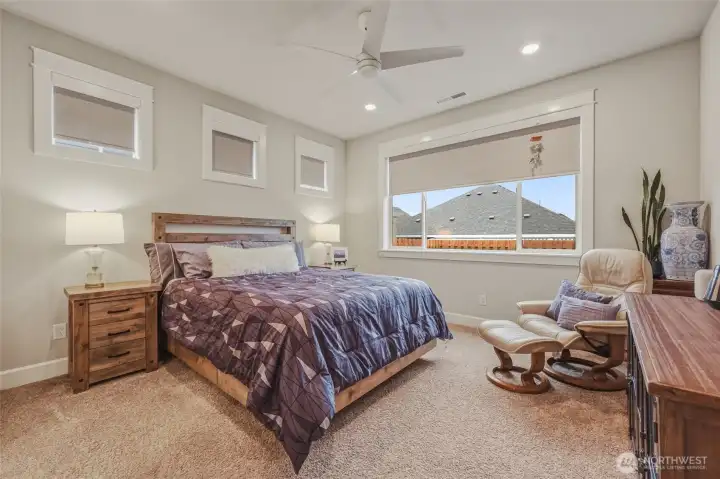 Primary bedroom near off the Livingroom