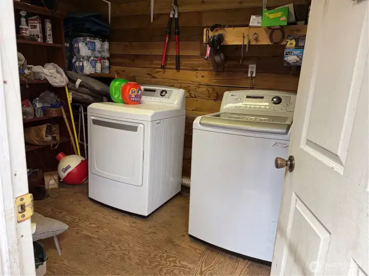 Washer and dryer
