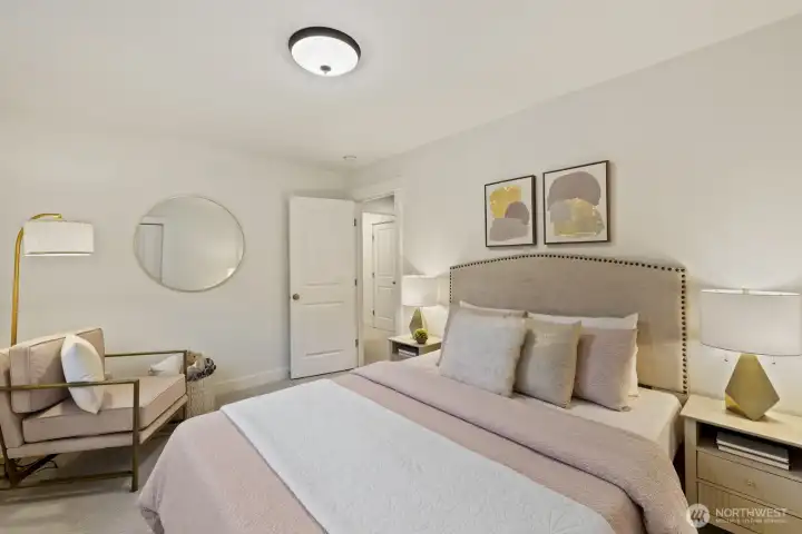 Third upstairs bedroom.