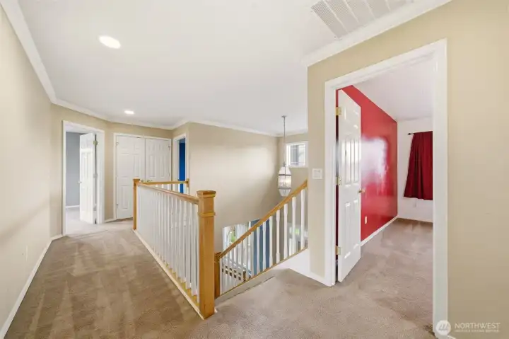 upper stair case / landing / hallway