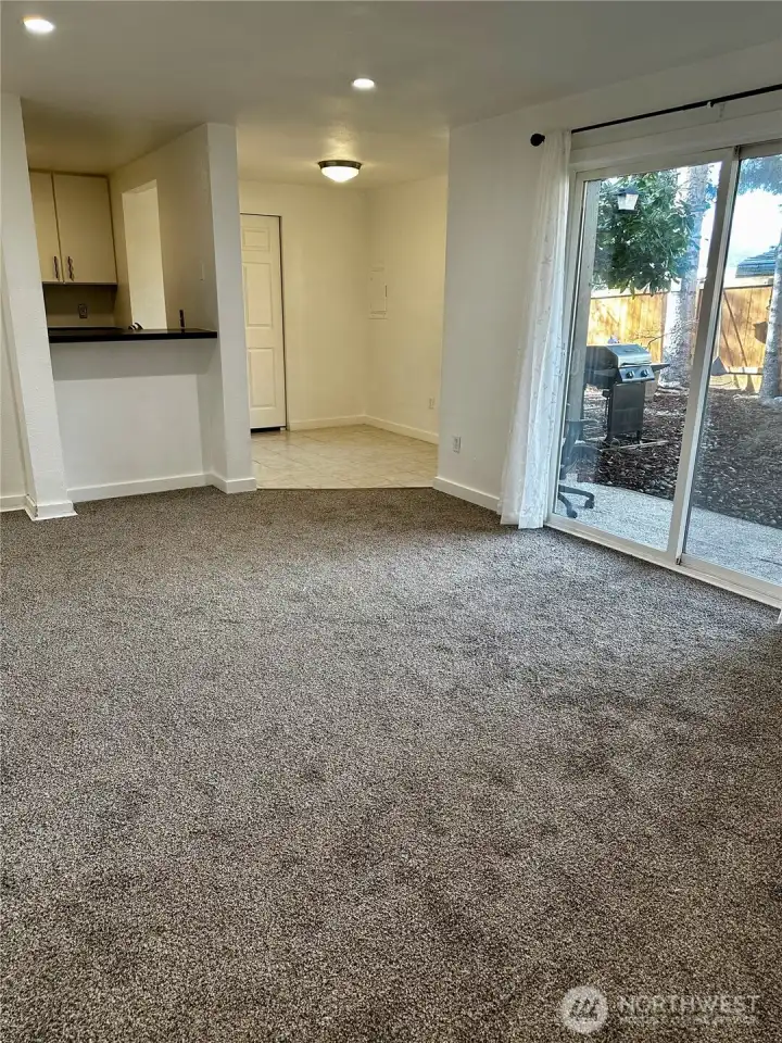 Bright with natural lighting