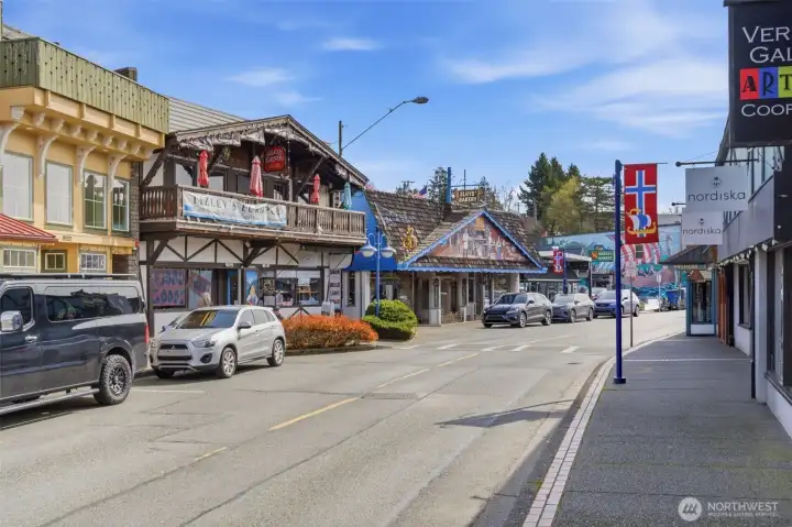 Quaint and welcoming downtown Poulsbo