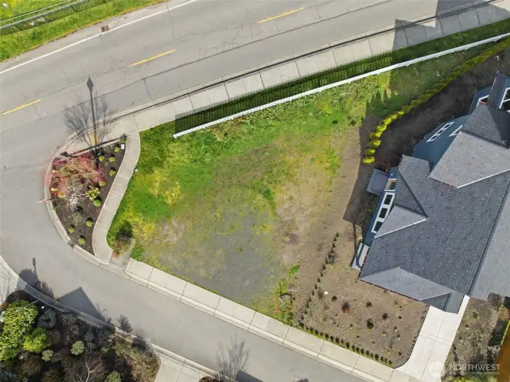 Aerial view of the site