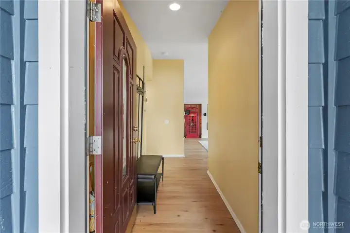 Welcoming entryway
