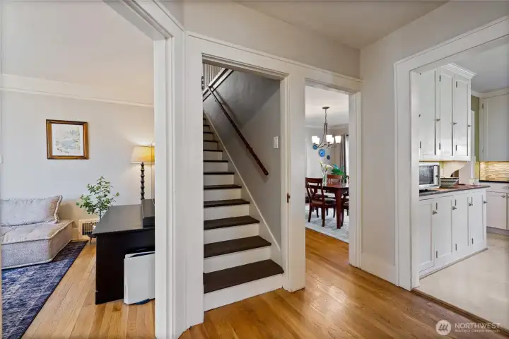 For the year built of the home very open floor plan.