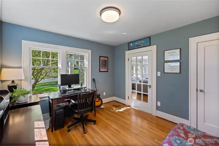 Second view of the front bedroom on the main floor.