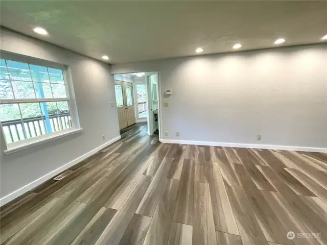 New Luxury vinyl planked flooring