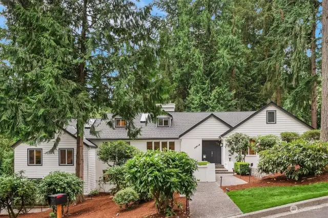 Set on a quiet cul-de-sac and shy horse-acre of open, light, multiple use landscaping spaces.