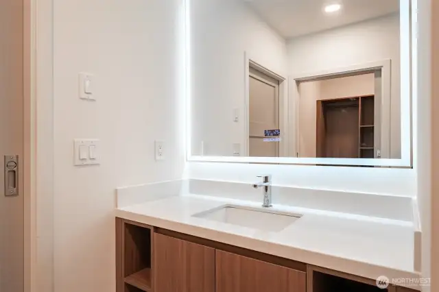 Primary bathroom.