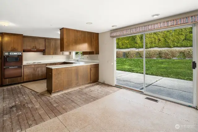 Kitchen view from family room