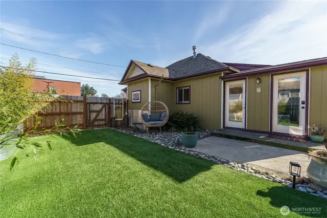 Patio with Turf