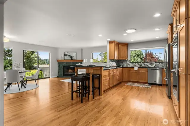 Kitchen & Family room