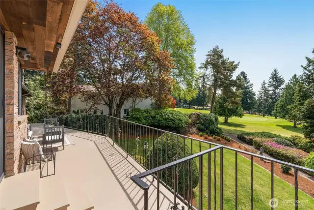 Upstairs patio