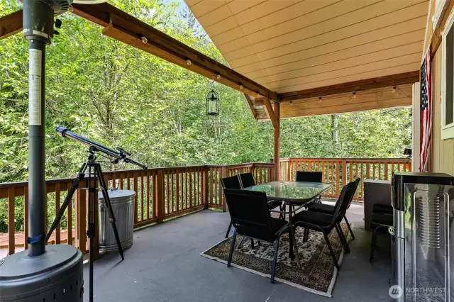 Patio off cabin #1