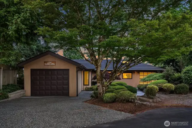 Located on an extra large lot at the end of a cul-de-sac.
