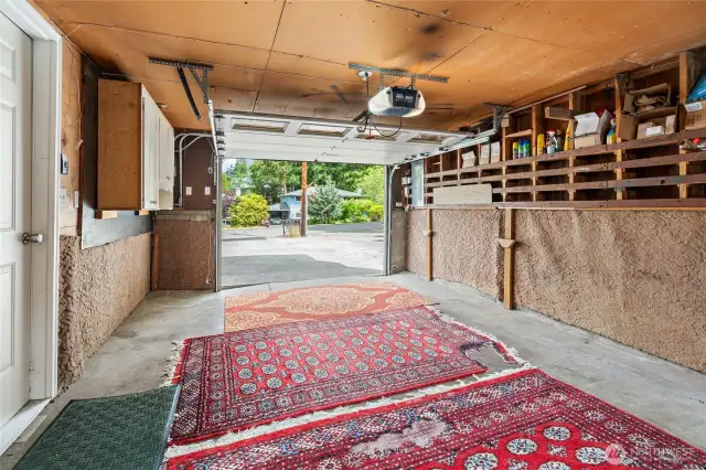 Large attached one car garage.
