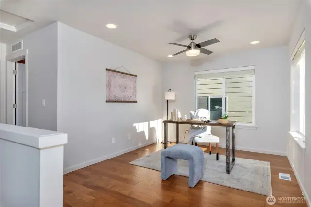 Additional lofted space upstairs