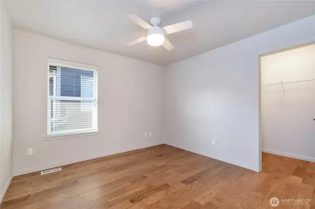 Third bedroom with large closet space