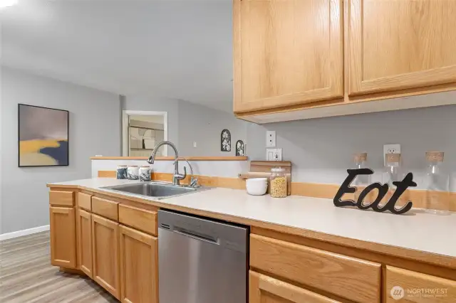 Kitchen and SS dishwasher