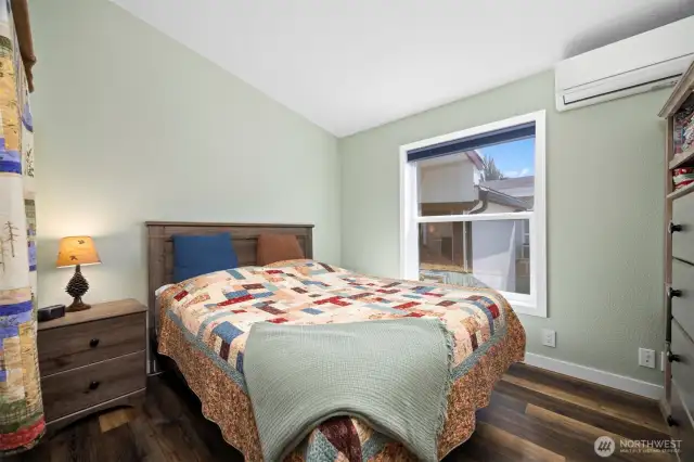 Second bedroom with mini split.