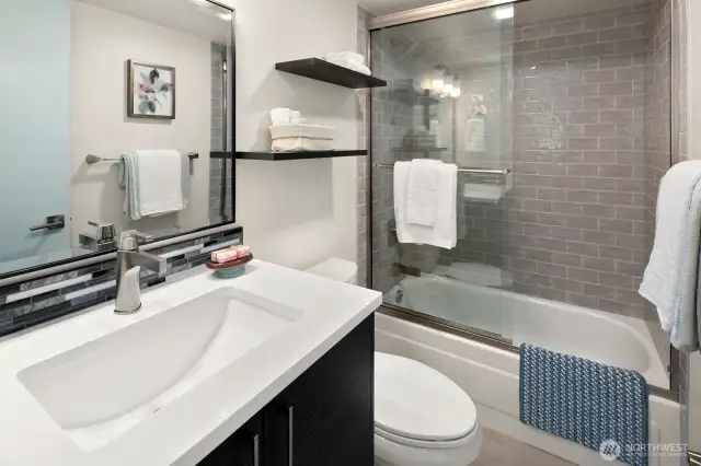 Lower full bathroom